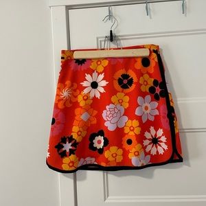 Victoria Beckham for target floral skirt, size small